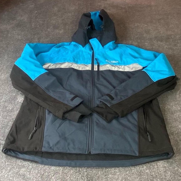 Amazon Prime by Luly Yang Full Zip Rain Jacket w/ Hood - Driver/Employee - Sz XL - Picture 3 of 10